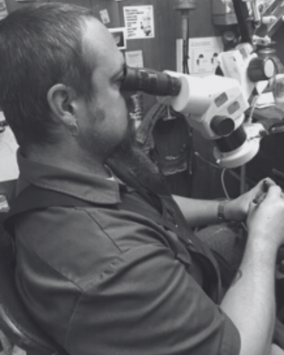 Meet The Team 3 Goodmans team same size BW